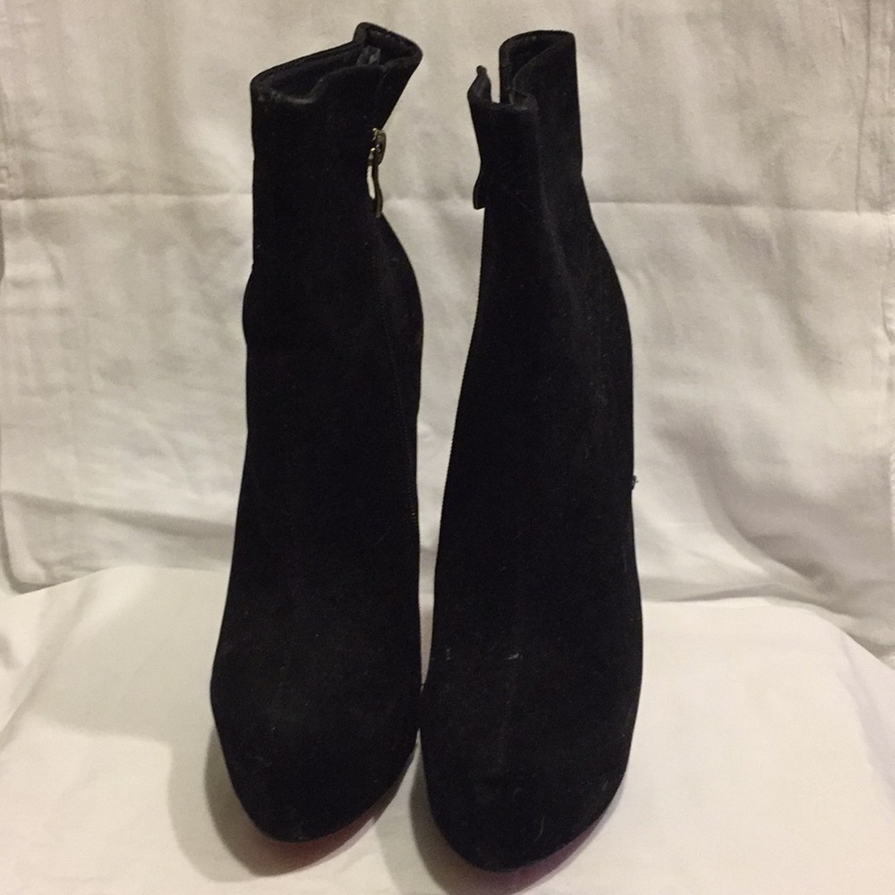 Red Sole Platform Bootie